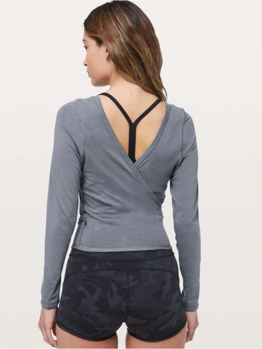 Lululemon Its A Tie Long Sleeve Steam Blue